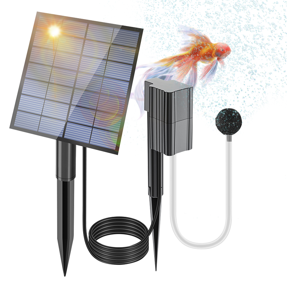 Fish Pond Aerator - Solar Powered Pond Aerator 2.5W 7V