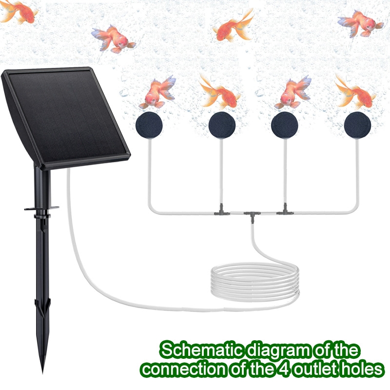 Solar Powered Pond Aerator Sol - Fish Pond Aerator 评论和价格