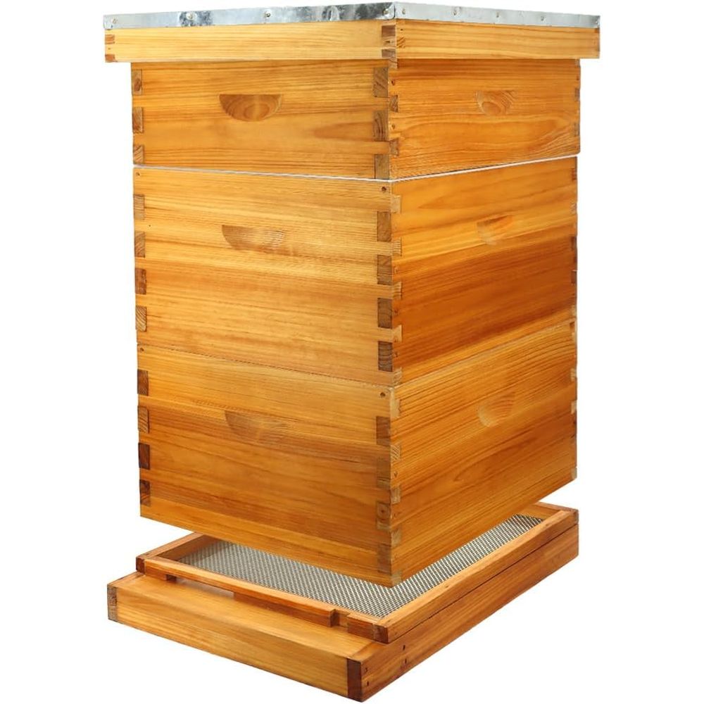 10-Frame Beehive Kit with Waxe - Beehive Frame Wax 评论和价格